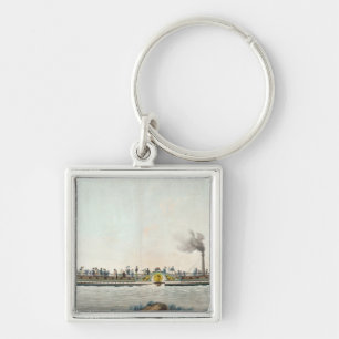 The Charles-Philippe, the first steamboat Key Ring
