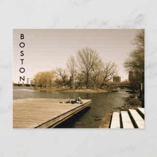 The Charles River Esplanade (sepia) Postcard