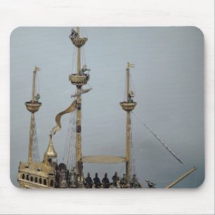 The Charles V automatic clock Mouse Pad