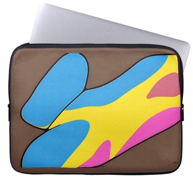 The Charm Offensive Laptop Sleeve (Front)