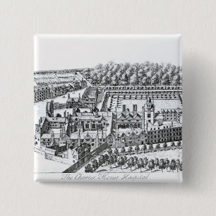 The Charterhouse Hospital, c.1720 15 Cm Square Badge