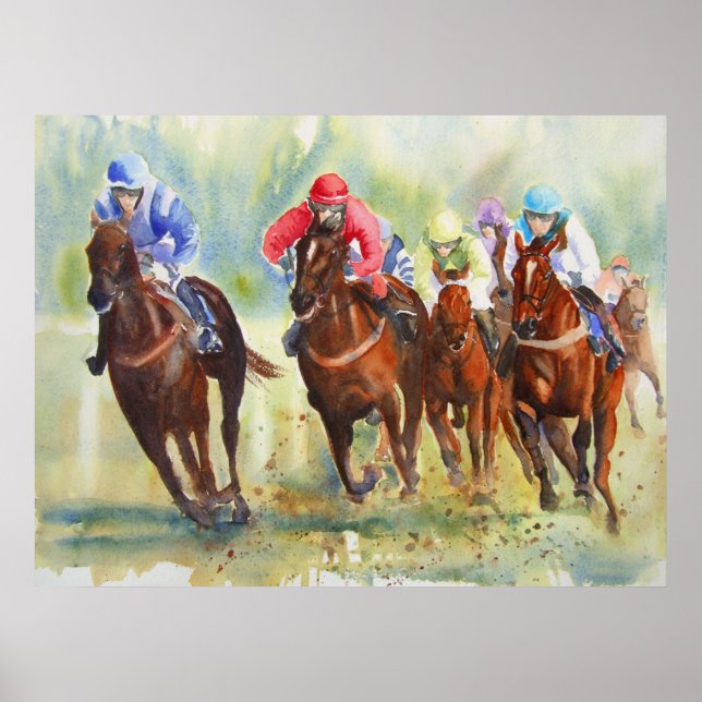 The Chase horse racing poster (Front)