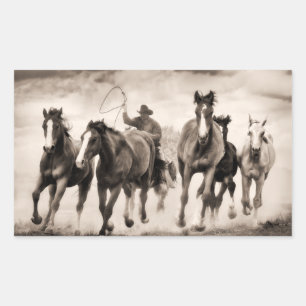 The Chase I Rectangular Sticker