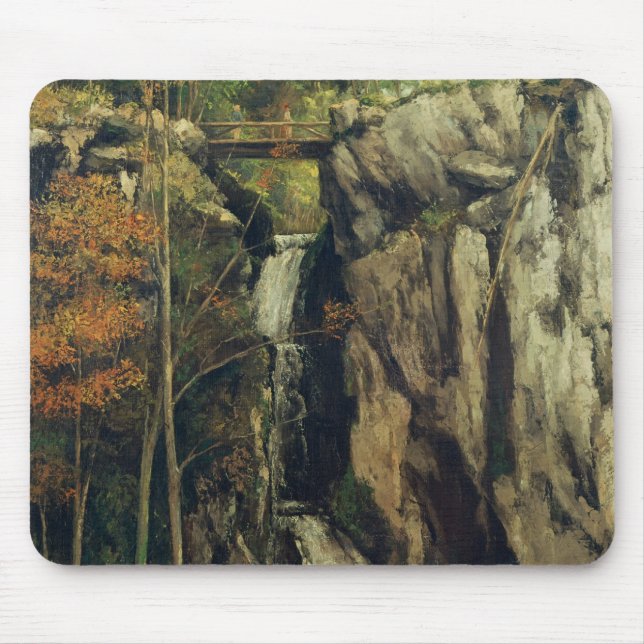 The Chasm at Conches, 1864 Mouse Pad (Front)