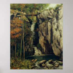 The Chasm at Conches, 1864 Poster