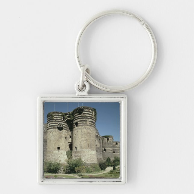 The Chateau d'Angers, completed 1238 Key Ring (Front)