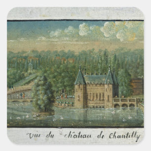 The Chateau de Chantilly Square Sticker