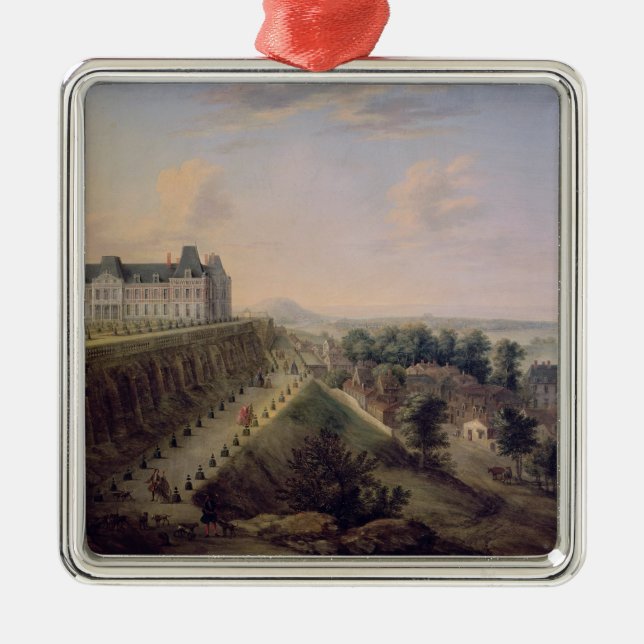 The Chateau de Meudon Metal Tree Decoration (Front)