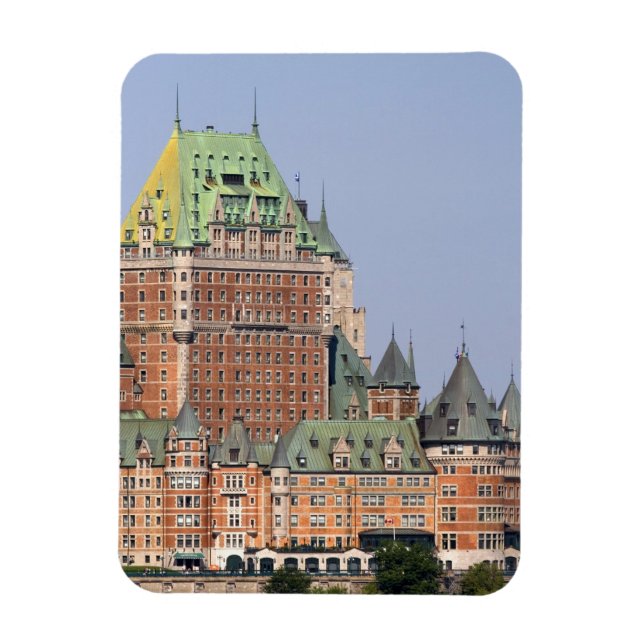 The Chateau Frontenac in Quebec City, Canada. Magnet (Vertical)