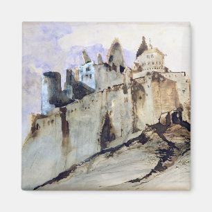 The Chateau of Vianden, 1871 Magnet