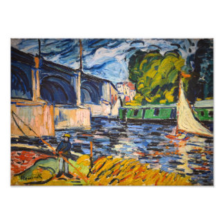 The Chatou Bridge | Maurice de Vlaminck | Photo Print