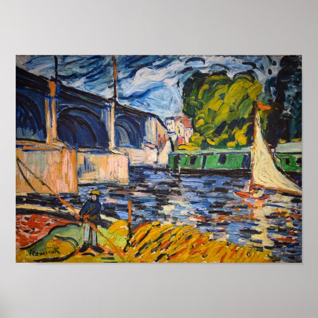 The Chatou Bridge | Maurice de Vlaminck | Poster (Front)