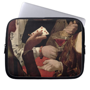 The Cheat with the Ace of Diamonds, detail of the Laptop Sleeve