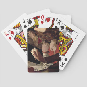 The Cheat with the Ace of Diamonds, detail of the Playing Cards