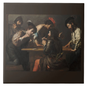 The Cheats, Mercenary Soldiers Playing Cards Ceramic Tile