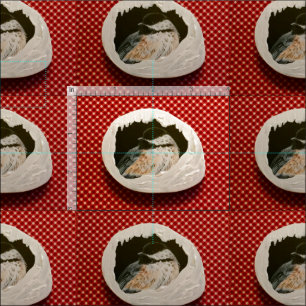 The Check Chickadee Fabric