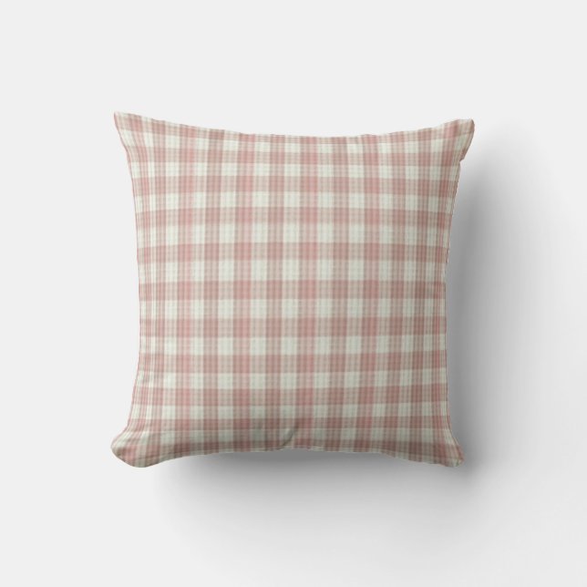 the check pattern pillow cushion (Front)