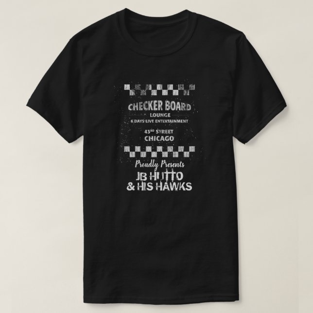 The Checkerboard Lounge T-Shirt (Design Front)