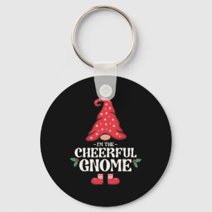 The Cheerful Gnome Funny Family Matching Group Chr Key Ring