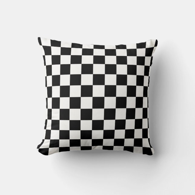 The Chequered Flag Cushion (Front)