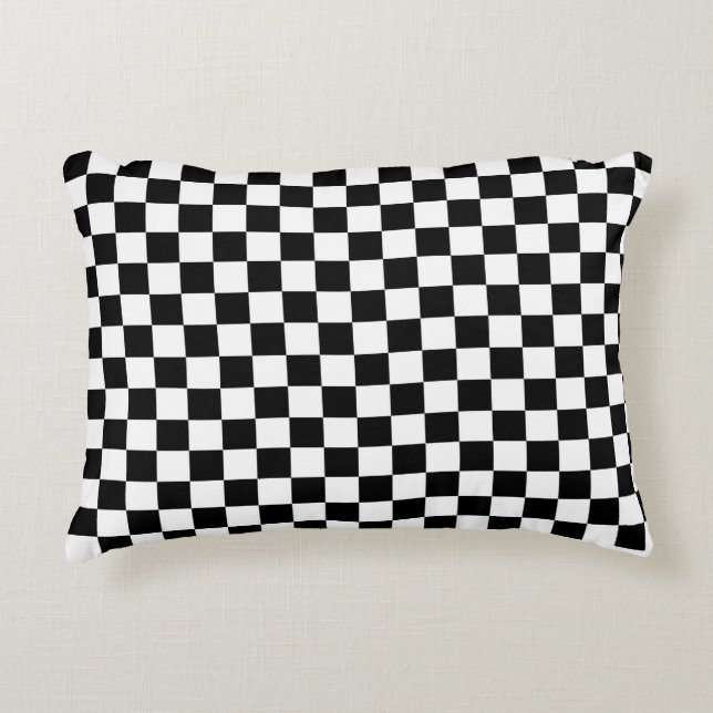 The Chequered Flag Decorative Cushion (Front)