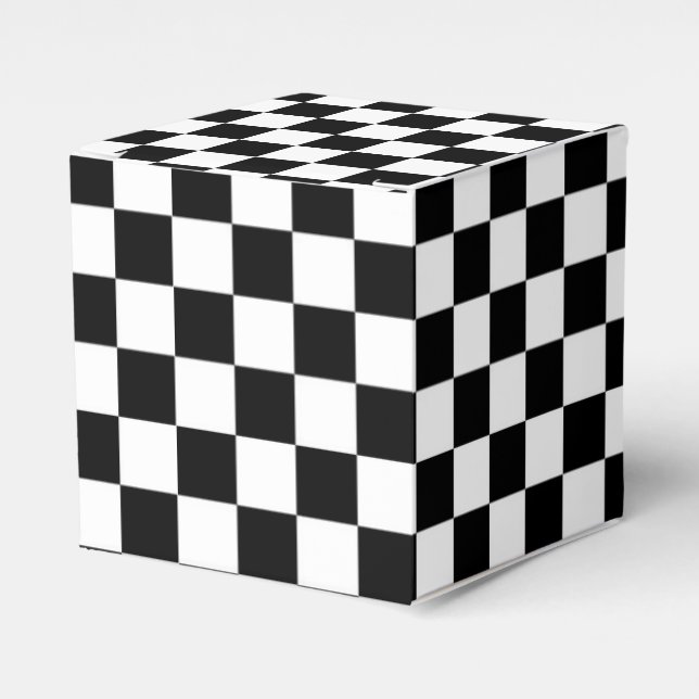 The Chequered Flag Favour Box (Front Side)