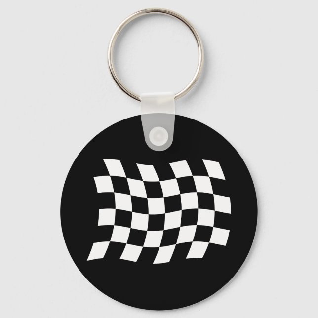 The Chequered Flag Keychain (Front)