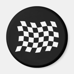 The Chequered Flag Magnet