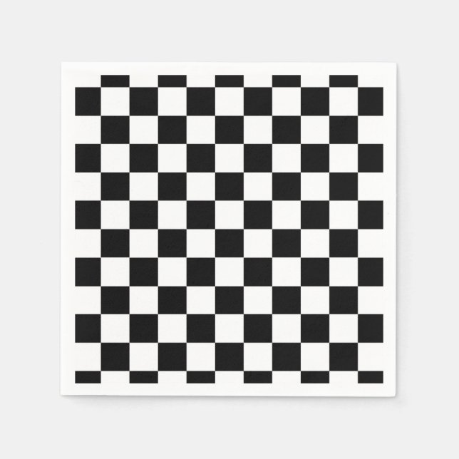 The Chequered Flag Napkin (Front)