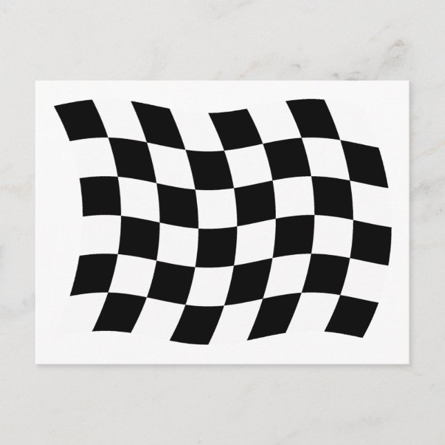 The Chequered Flag Postcard (Front)