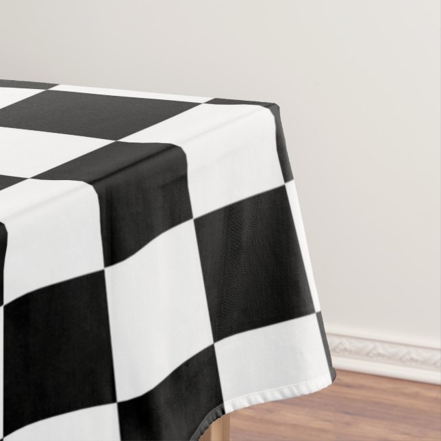 The Chequered Flag Tablecloth (In Situ)