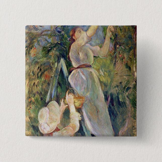 The Cherry Picker 15 Cm Square Badge (Front)