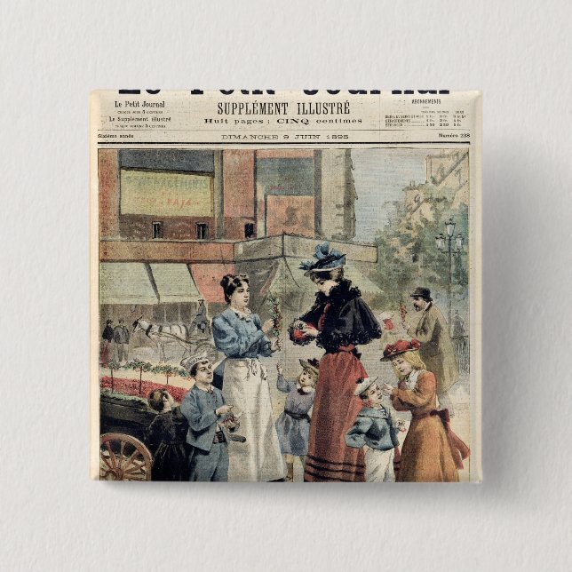 The Cherry Season 15 Cm Square Badge (Front)