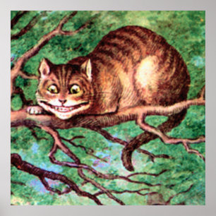 The Cheshire Cat from Alice in Wonderland Poster