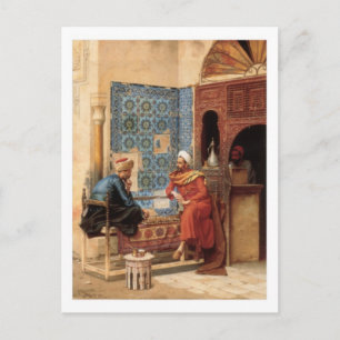The Chess Game postcard