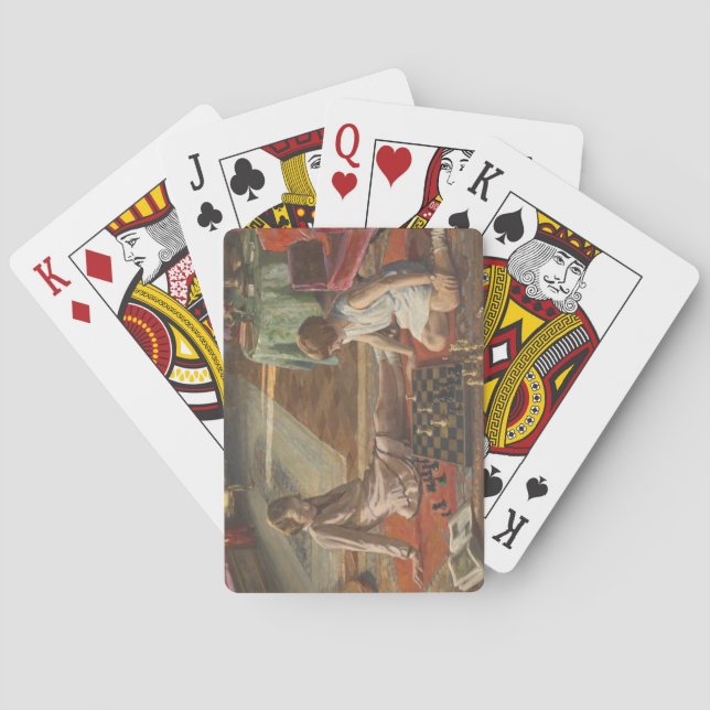 The Chess Players (by John Lavery) Playing Cards (Back)
