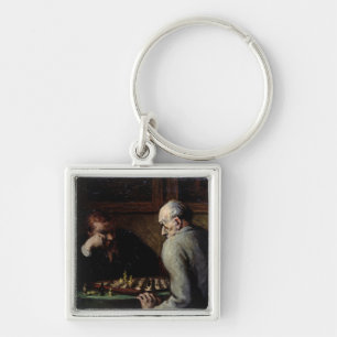 The Chess Players, c.1863-67 Key Ring