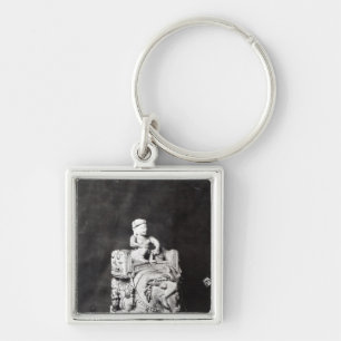 The Chessboard of Charlemagne' Key Ring