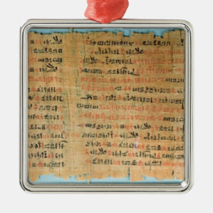The Chester Beatty Medical Papyrus Metal Tree Decoration