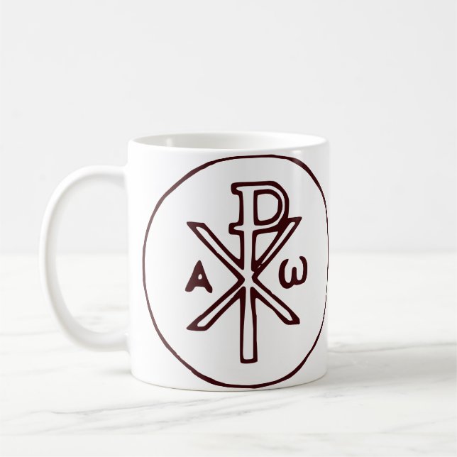 The Chi-Rho Christogram symbol  Coffee Mug (Left)