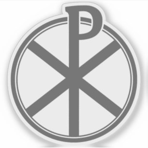 The Chi-Rho Cross - v3 (grey)
