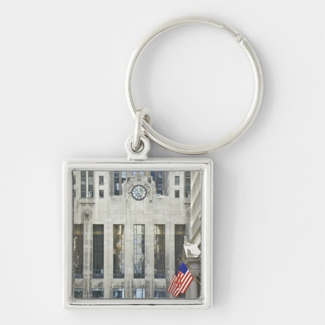'The Chicago Board of Trade, Chicago, Illinois' Key Ring (Front)