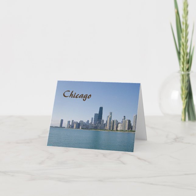 The Chicago Skyline Card (Front)
