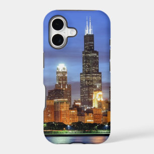 The Chicago skyline from the Adler Planetarium