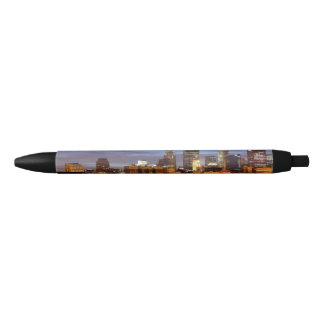 The Chicago skyline from the Adler Planetarium Black Ink Pen