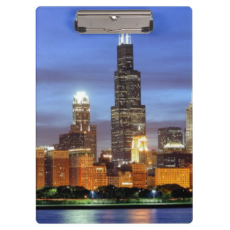 The Chicago skyline from the Adler Planetarium Clipboard