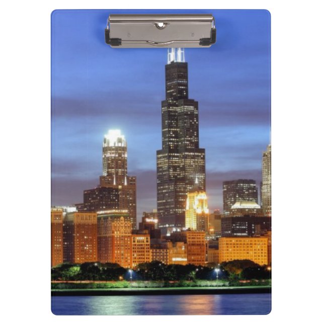 The Chicago skyline from the Adler Planetarium Clipboard (Front)