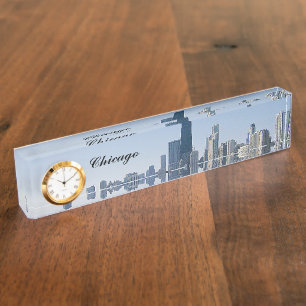 The Chicago Skyline Nameplate