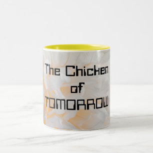 The Chicken of TOMORROW Two-Tone Coffee Mug