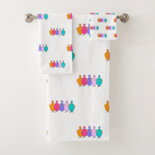 The Chicken Or The Egg Cute Kids  Bath Towel Set